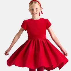 Jacadi Robe en velours enfant fille - rouge ROUGE JACADI Hot