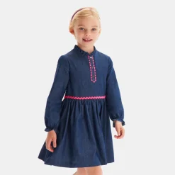 Jacadi Robe enfant fille en jean - BLEU DENIM Best