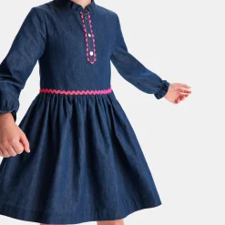 Jacadi Robe enfant fille en jean - BLEU DENIM Best