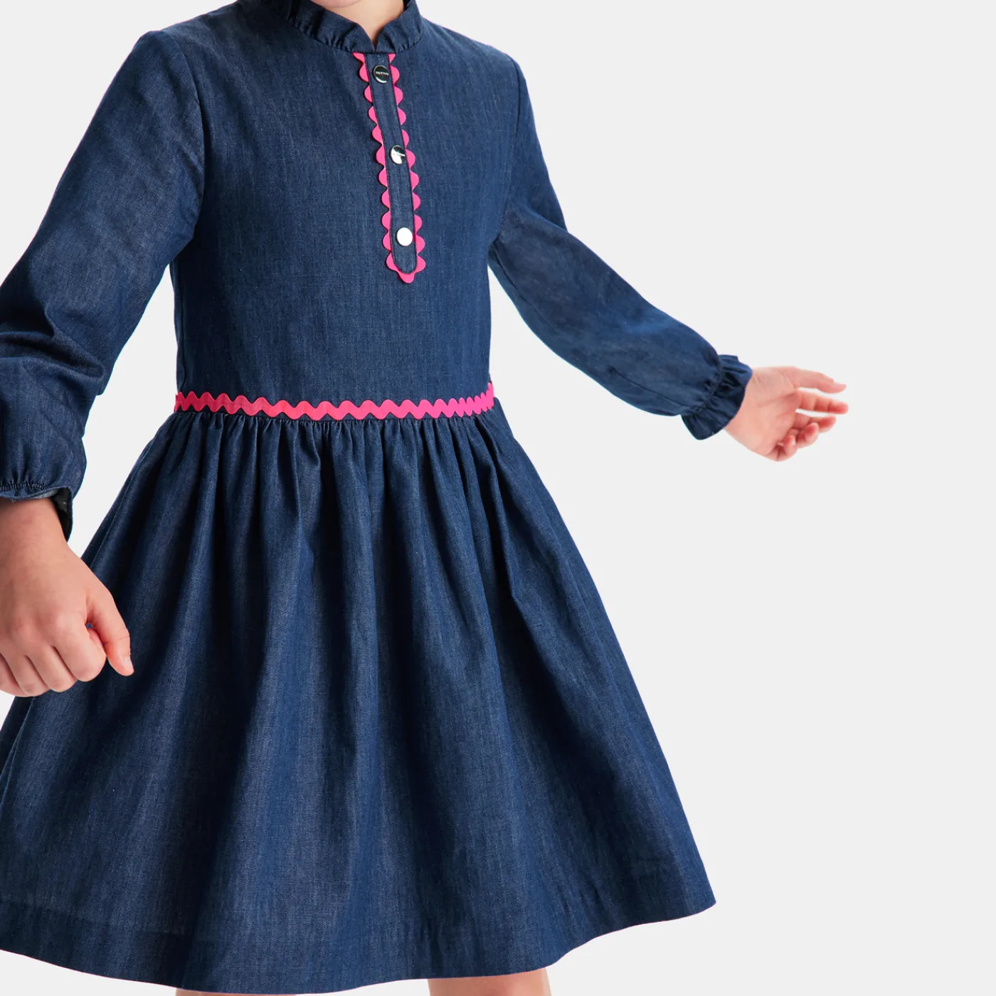 Jacadi Robe enfant fille en jean - BLEU DENIM Best