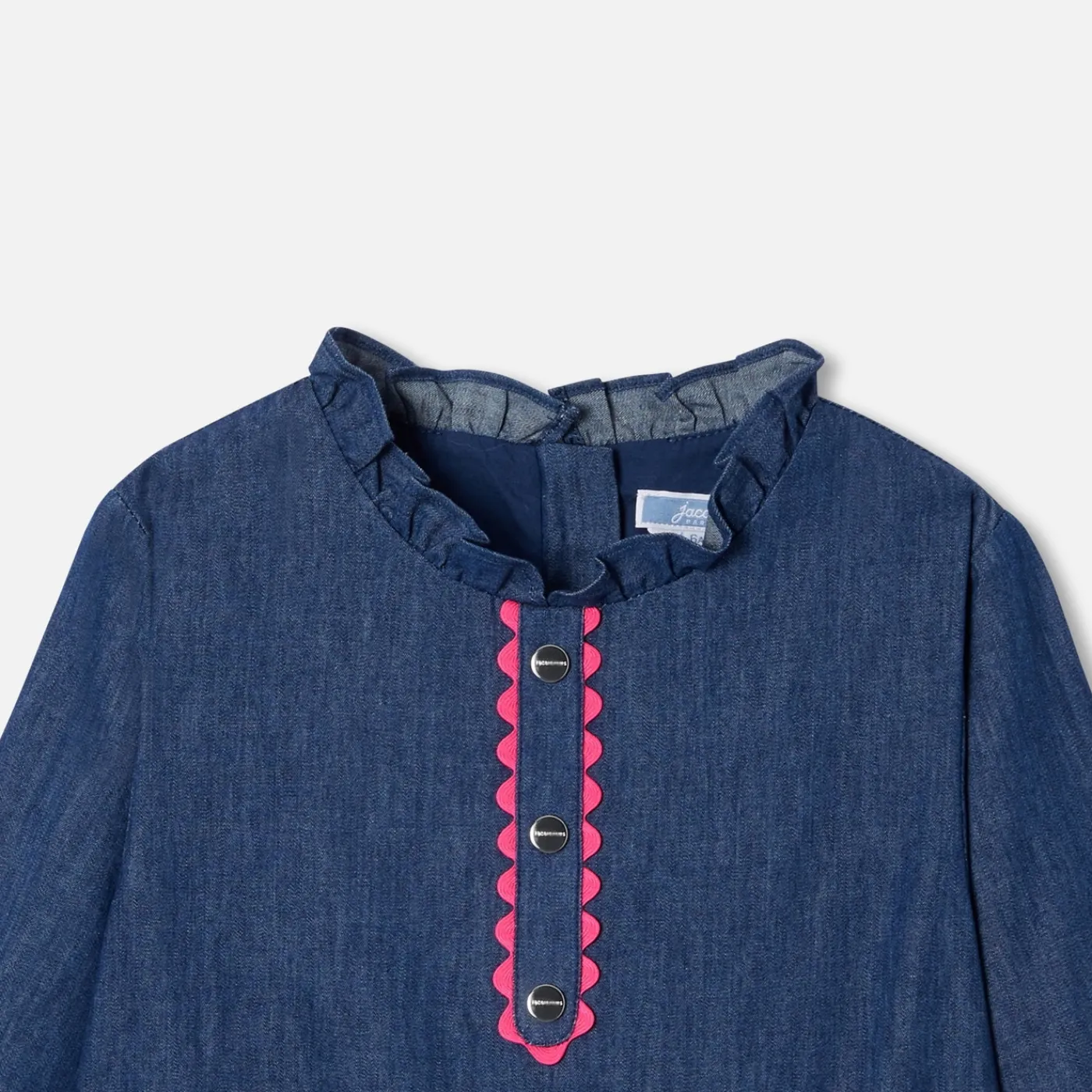 Jacadi Robe enfant fille en jean - BLEU DENIM Best