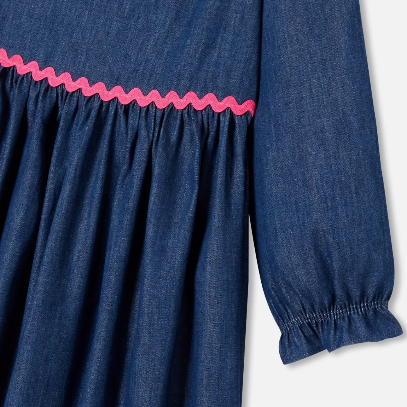 Jacadi Robe enfant fille en jean - BLEU DENIM Best