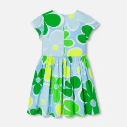 Jacadi Robe enfant fille en popeline - lore BLANC/MULTICO Best