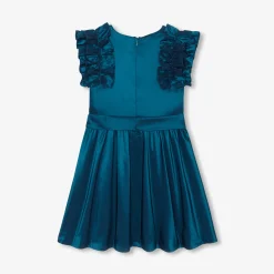 Jacadi Robe enfant fille en taffetas - BLEU TURQUOISE Hot