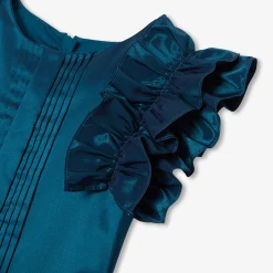 Jacadi Robe enfant fille en taffetas - BLEU TURQUOISE Hot