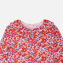 Jacadi Robe enfant fille en tissu Liberty - lore ROSE/MULTICO New