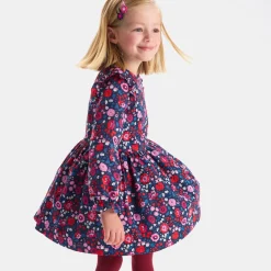 Jacadi Robe enfant fille en tissu Liberty - lore MARINE/MULTICO Best