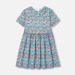 Jacadi Robe enfant fille en tissu Liberty - lore BLANC/MULTICO Best