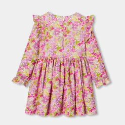 Jacadi Robe enfant fille en tissu Liberty - lore BLANC/MULTICO Sale