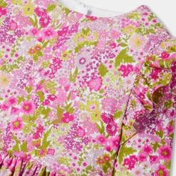 Jacadi Robe enfant fille en tissu Liberty - lore BLANC/MULTICO Sale