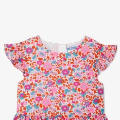 Jacadi Robe enfant fille en tissu Liberty - lore ORANGE/MULTICO Clearance