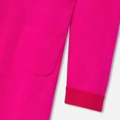Jacadi Robe enfant fille en tricot - ROSE/ROUGE Best
