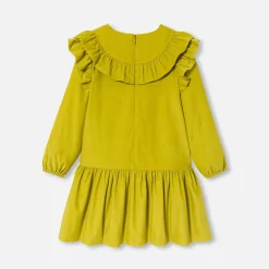 Jacadi Robe enfant fille en velours milleraies CUMIN Online
