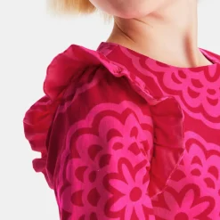 Jacadi Robe enfant fille imprimé rosace - lore ROSE/MULTICO