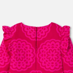 Jacadi Robe enfant fille imprimé rosace - lore ROSE/MULTICO