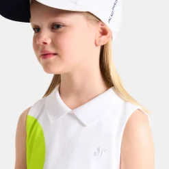 Jacadi Robe esprit tennis enfant fille - BLANC/VERT