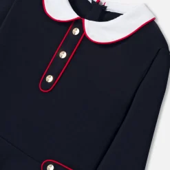Jacadi Robe manches longues enfant fille - marine MARINE JACADI Online
