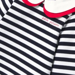 Jacadi Robe marinière bébé fille - BLANC/MARINE Outlet