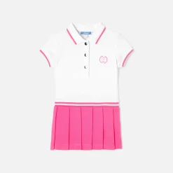 Jacadi Robe polo bébé fille - BLANC/ROSE Best