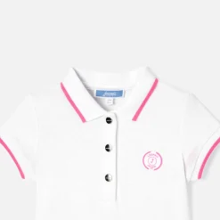 Jacadi Robe polo bébé fille - BLANC/ROSE Best