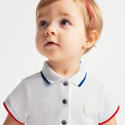 Jacadi Robe polo bébé fille - BLANC/ROUGE Hot