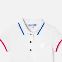 Jacadi Robe polo bébé fille - BLANC/ROUGE Hot