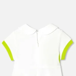 Jacadi Robe polo bébé fille - lore BLANC/MULTICO Hot