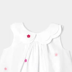 Jacadi Robe sans manches bébé fille - lore BLANC/MULTICO Best