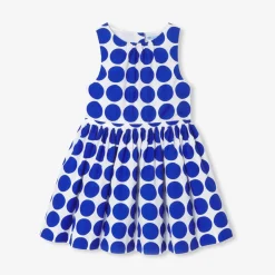 Jacadi Robe sans manches enfant fille - BLANC/BLEU Clearance