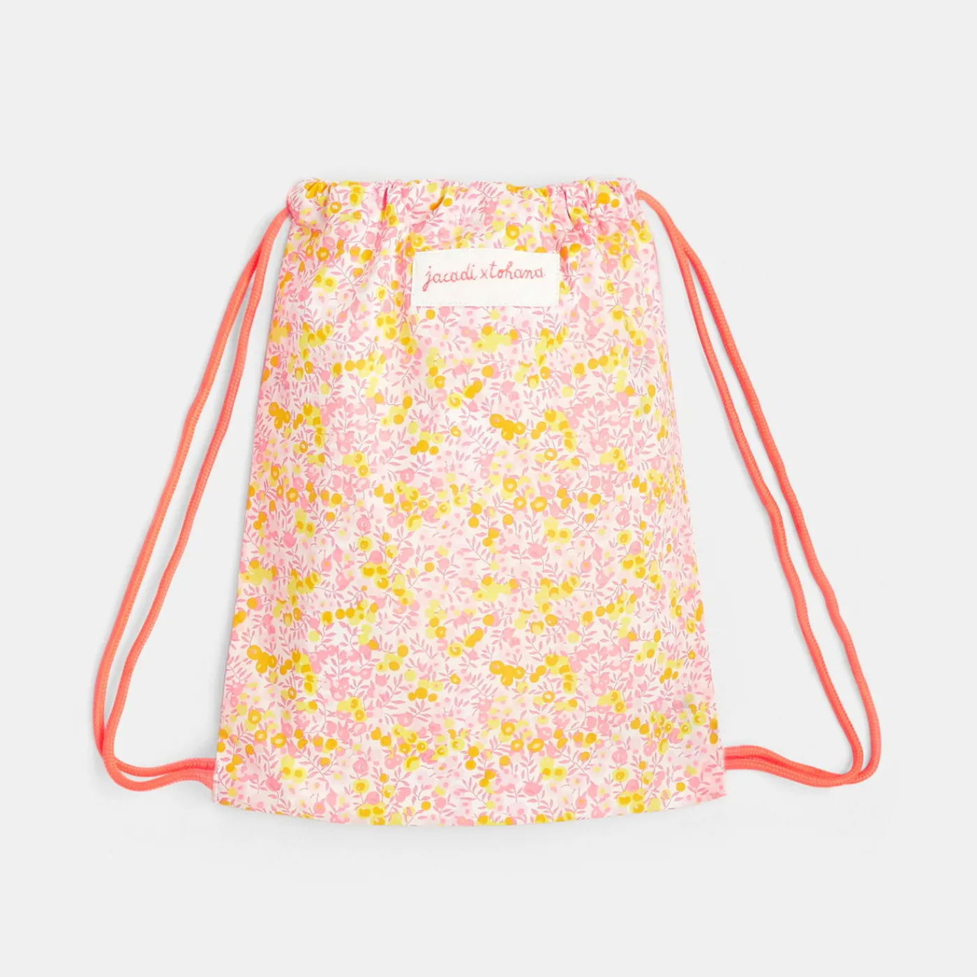 Jacadi Sac à goûter en tissu Liberty - x Tohana - lore JAUNE/MULTICO Sale