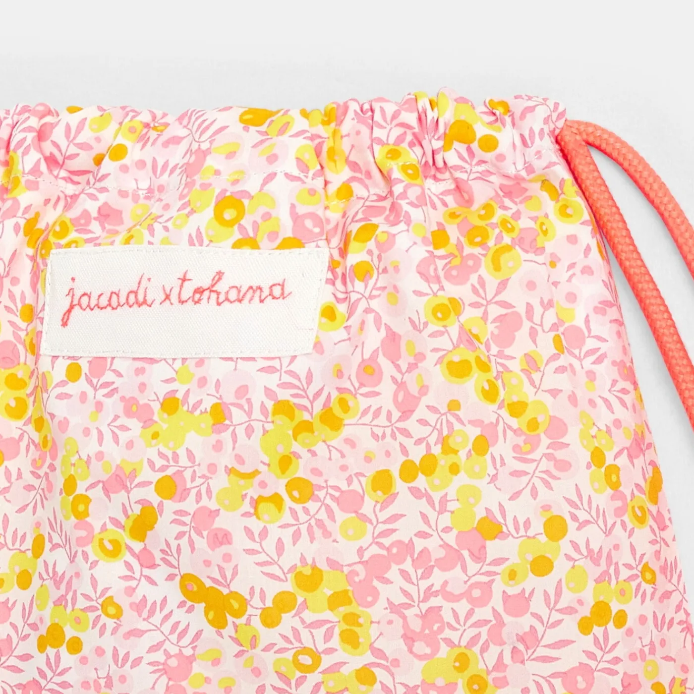 Jacadi Sac à goûter en tissu Liberty - x Tohana - lore JAUNE/MULTICO Sale