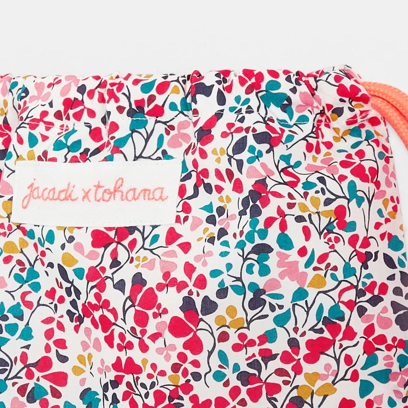 Jacadi Sac à goûter en tissu Liberty - x Tohana - lore MULTICO New