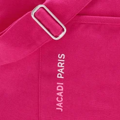 Jacadi Sac à langer en coton canvas - ROSE FUSCHIA