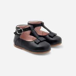 Jacadi Salomés bébé fille en cuir lisse - marine MARINE JACADI New