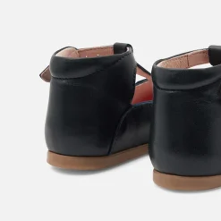 Jacadi Salomés bébé fille en cuir lisse - marine MARINE JACADI New