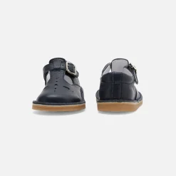Jacadi Salomés bébé mixte en cuir lisse - marine MARINE JACADI Sale