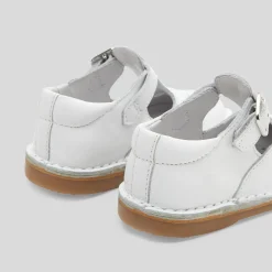 Jacadi Salomés bébé mixte en cuir lisse - blanc BLANC JACADI