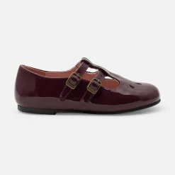 Jacadi Salomés enfant fille en cuir verni - BORDEAUX Hot