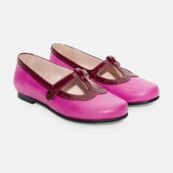Jacadi Salomés enfant fille en cuir - ROSE New