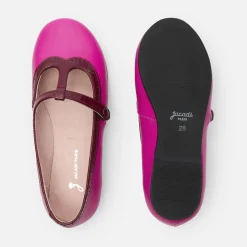 Jacadi Salomés enfant fille en cuir - ROSE New