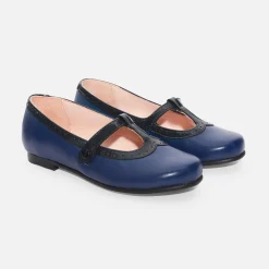 Jacadi Salomés enfant fille en cuir - lore MULTICO Discount