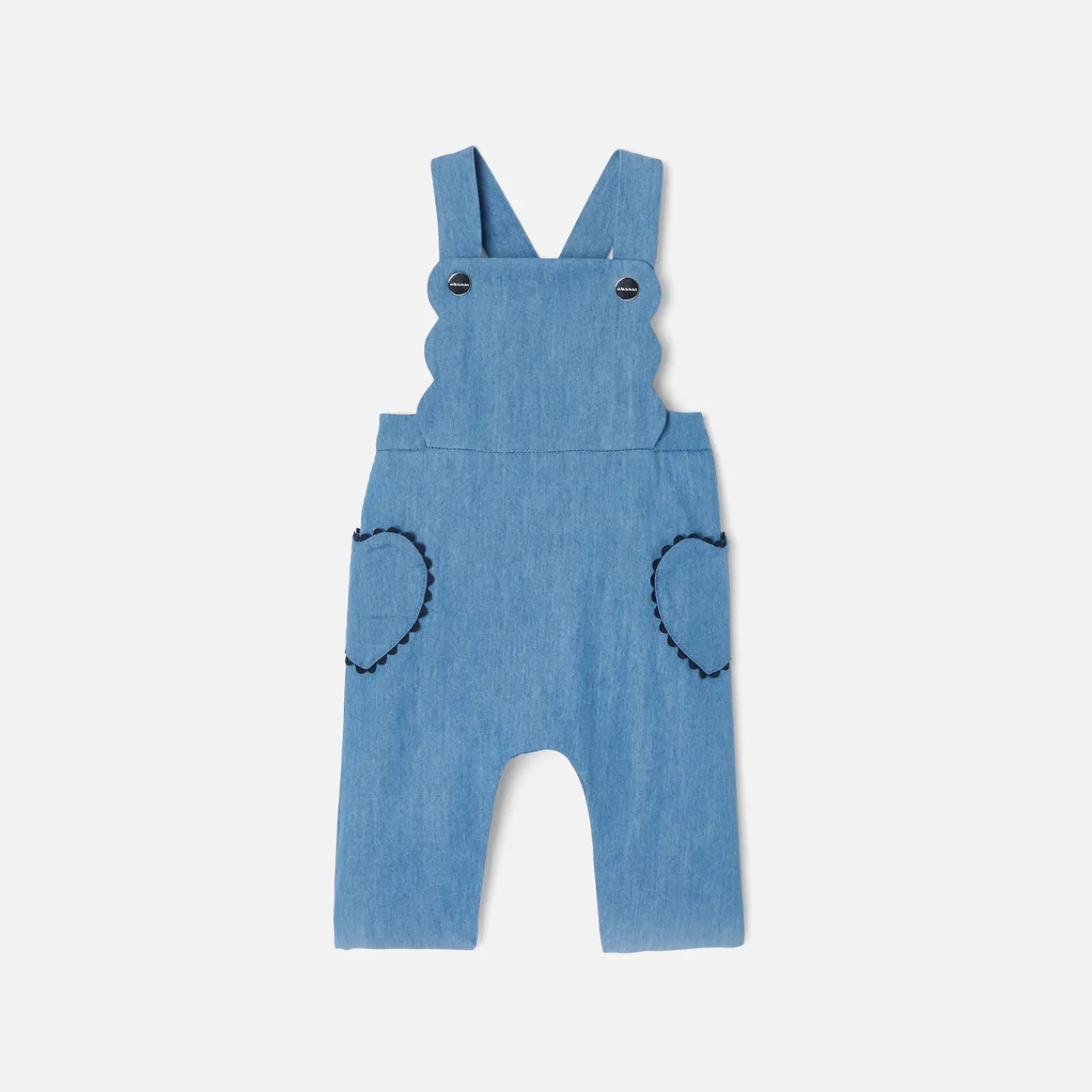 Jacadi Salopette bébé fille en jean - DENIM FONCE Best