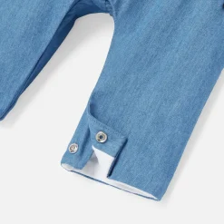 Jacadi Salopette bébé fille en jean - DENIM FONCE Best