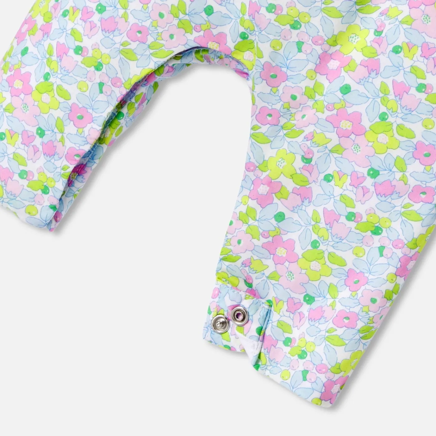 Jacadi Salopette bébé fille en tissu Liberty - lore BLANC/MULTICO Hot