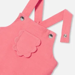 Jacadi Salopette bébé fille en velours - CORAIL Discount