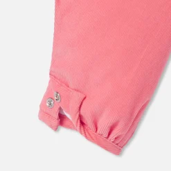 Jacadi Salopette bébé fille en velours - CORAIL Discount