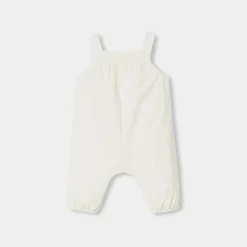 Jacadi Salopette bébé fille en velours - blanc doux BLANC DOUX JACADI Best