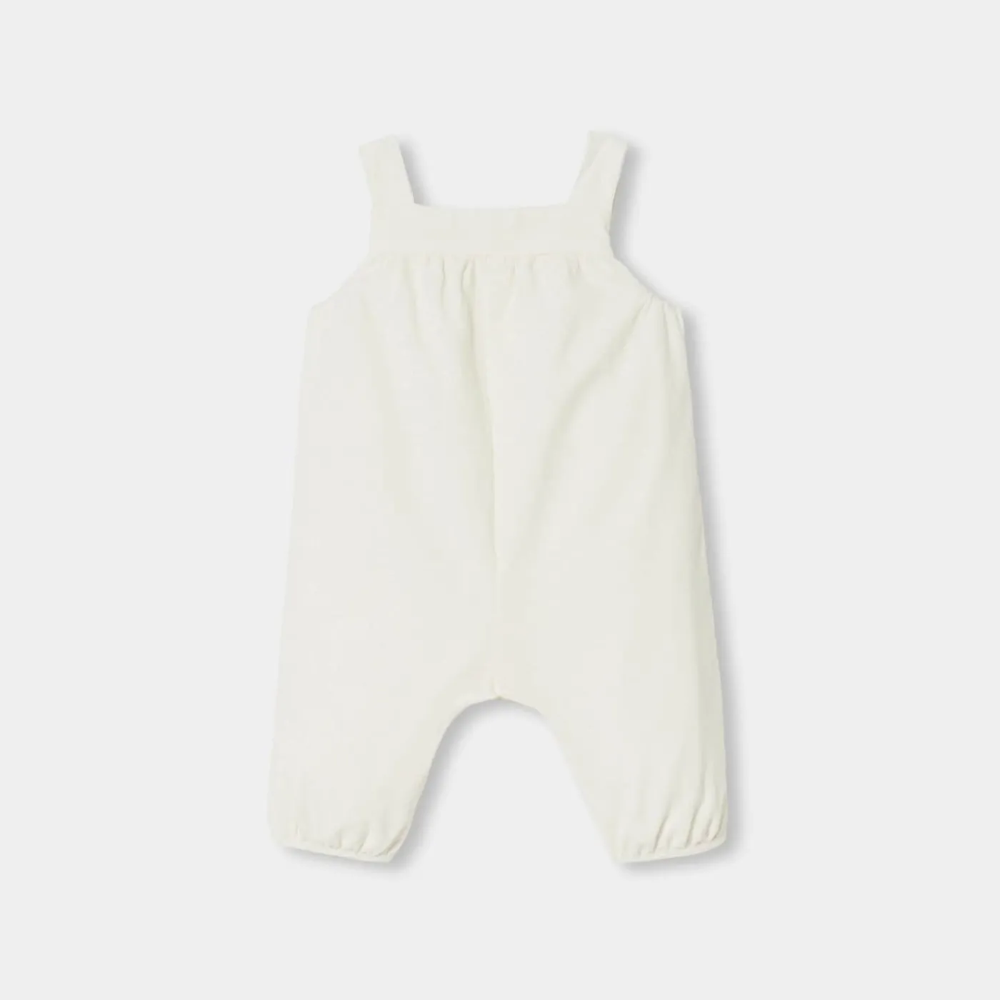 Jacadi Salopette bébé fille en velours - blanc doux BLANC DOUX JACADI Best