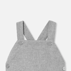 Jacadi Salopette bébé garçon en flanelle - gris chine clair GRIS CHINE CLAIR JACADI Online