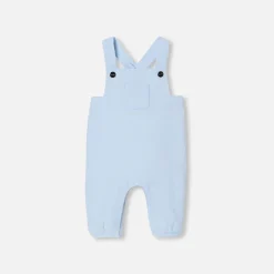 Jacadi Salopette bébé garçon en velours - BLEU PALE Sale